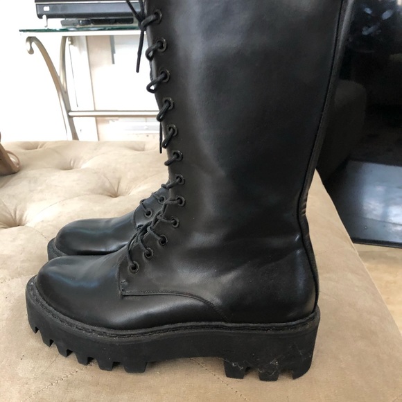 Lamoda Unforgiven High Military Calf 
